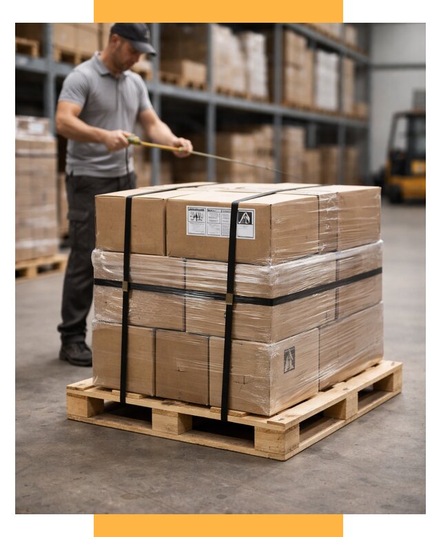 Упаковка и паллетирование грузов от 3606 р. | СетСервис-Юбл