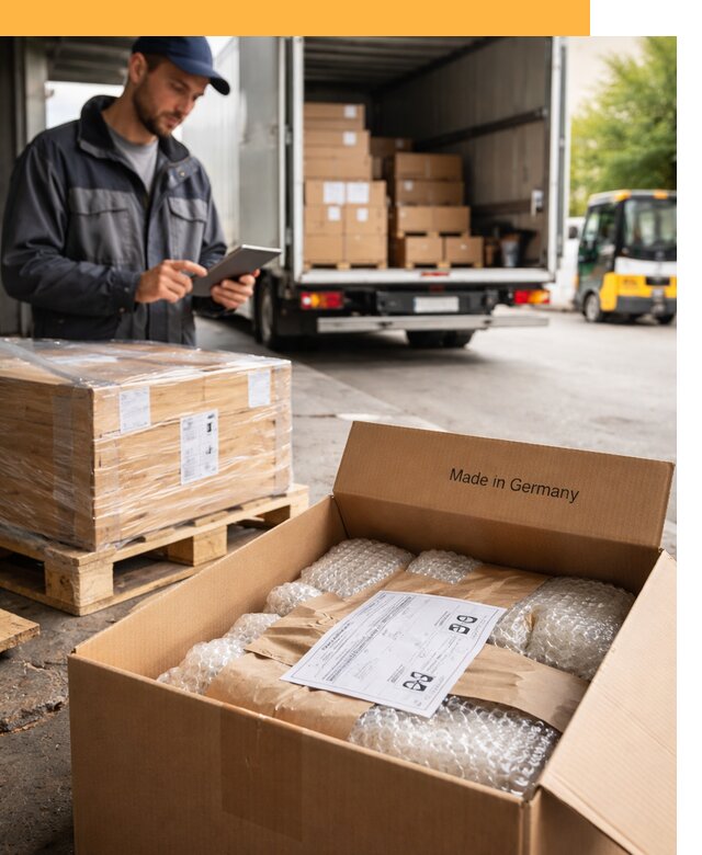Доставка грузов из Германии от 46364 руб с таможенным оформлением