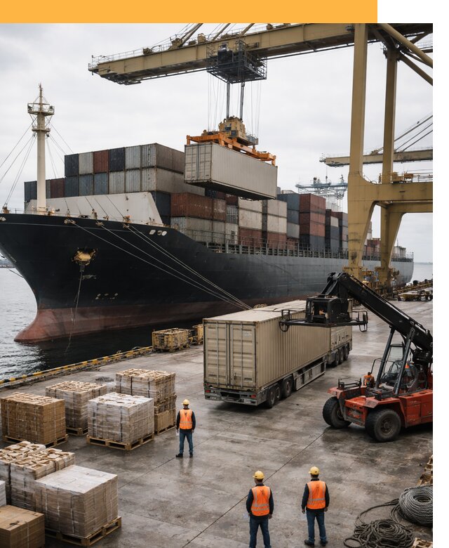 Морские перевозки из Индии: доставка FCL/LCL, таможня от 123636