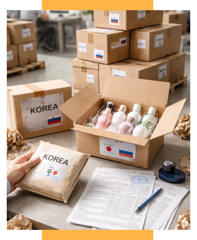 Доставка косметики из Кореи от 8758 р. под ключ | СетСервис-Юбл