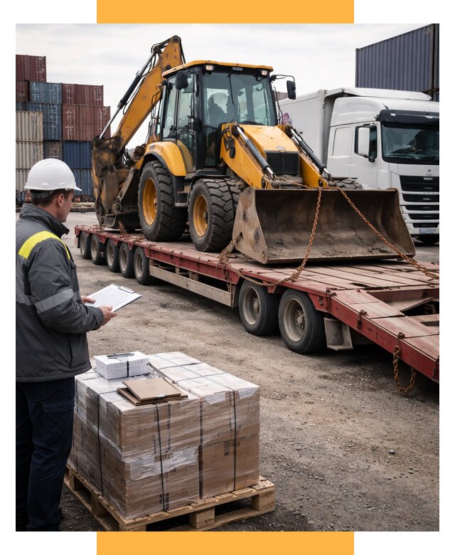 Международная перевозка спецтехники от 46364 р., СетСервис-Юбл