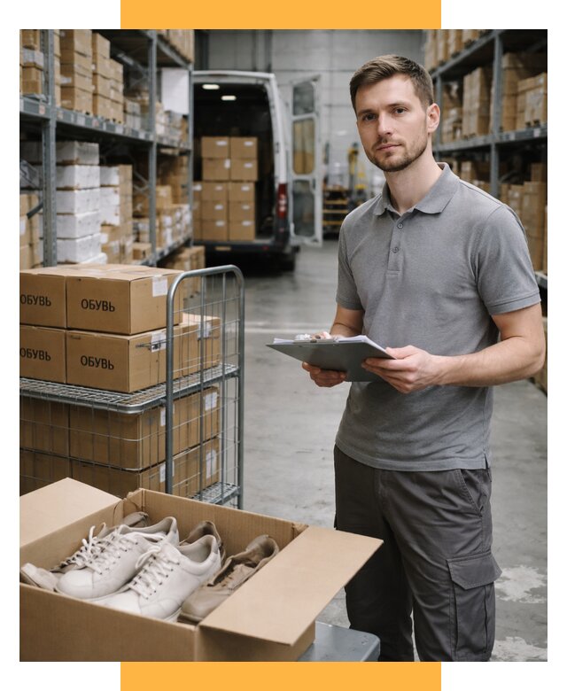 Доставка обуви из Китая и Турции от 4636 р. СетСервис-Юбл