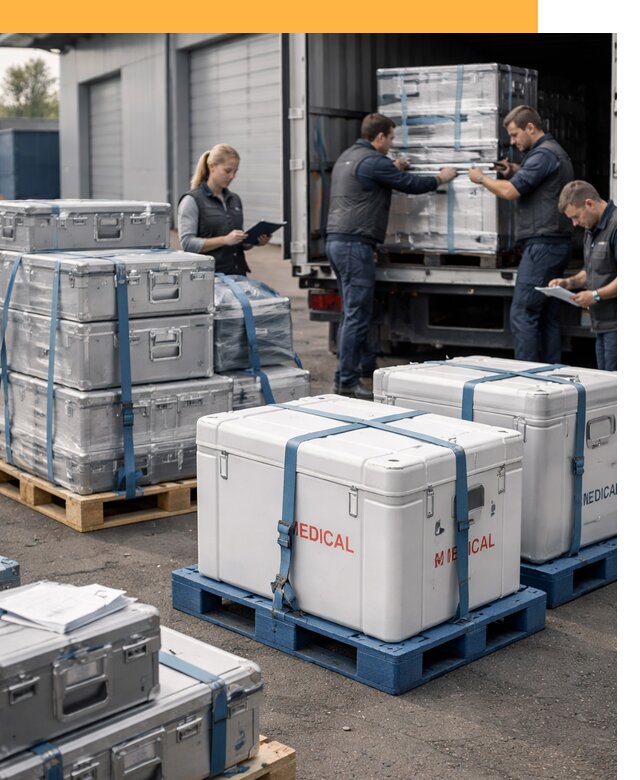 Перевозка медицинского оборудования по всему миру от 15455 руб