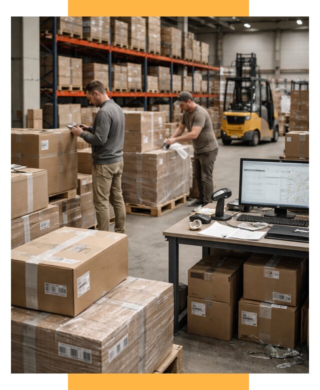 Склад консолидации в Европе от 6697 р., услуги СетСервис-Юбл