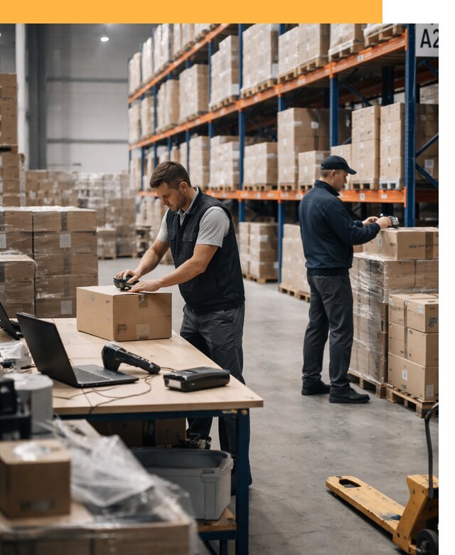 Склад консолидации в Европе: хранение, сортировка от 6697